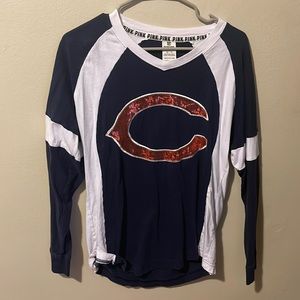 Vs pink Chicago bears long sleeve Xs oversized